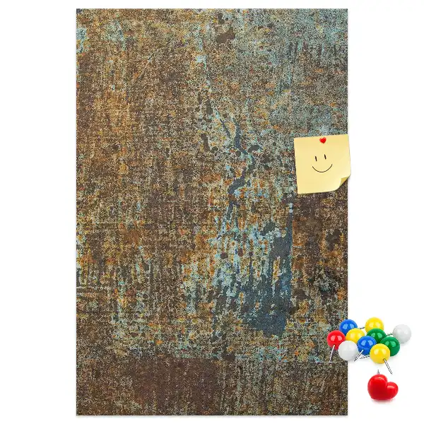 Tableau de liège décoratif Métal rouillé