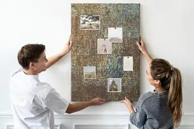 Tableau de liège décoratif Métal rouillé