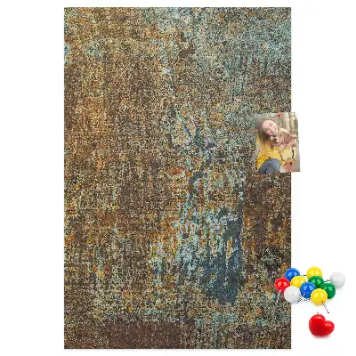Tableau de liège décoratif Métal rouillé