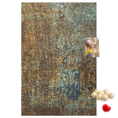 Tableau de liège décoratif Métal rouillé