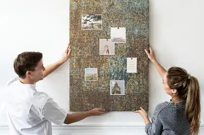 Tableau de liège décoratif Métal rouillé