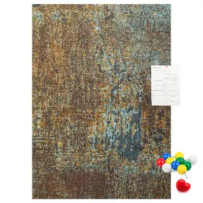 Tableau de liège décoratif Métal rouillé