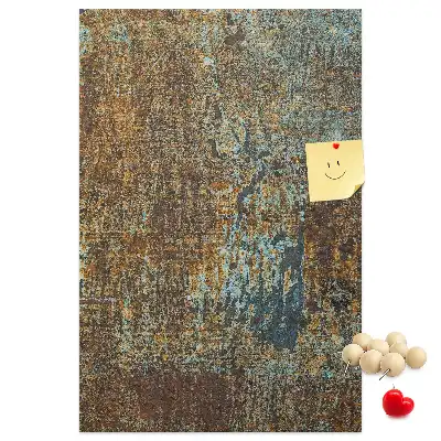 Tableau de liège décoratif Métal rouillé