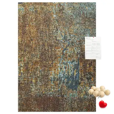 Tableau de liège décoratif Métal rouillé