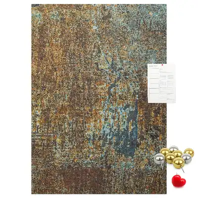 Tableau de liège décoratif Métal rouillé