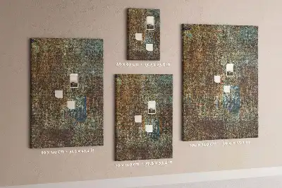 Tableau de liège décoratif Métal rouillé