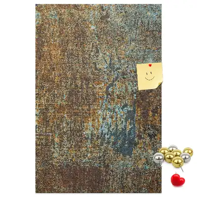 Tableau de liège décoratif Métal rouillé