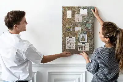 Tableau de liège décoratif Métal rouillé