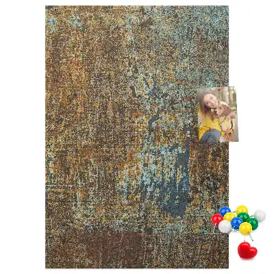 Tableau de liège décoratif Métal rouillé