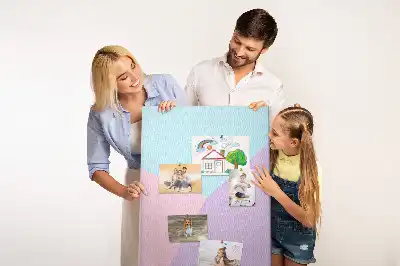 Tableau affichage liège Motif pastel