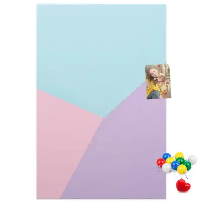 Tableau affichage liège Motif pastel