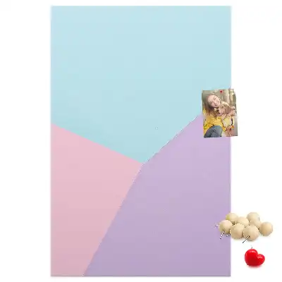 Tableau affichage liège Motif pastel