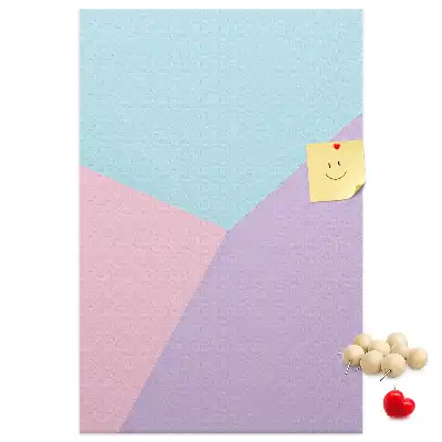 Tableau affichage liège Motif pastel