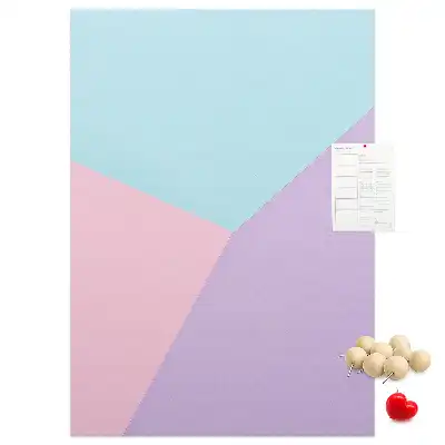 Tableau affichage liège Motif pastel