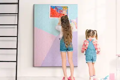Tableau affichage liège Motif pastel