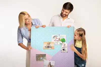 Tableau affichage liège Motif pastel