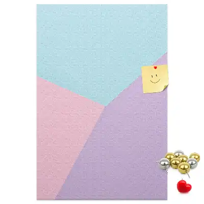 Tableau affichage liège Motif pastel