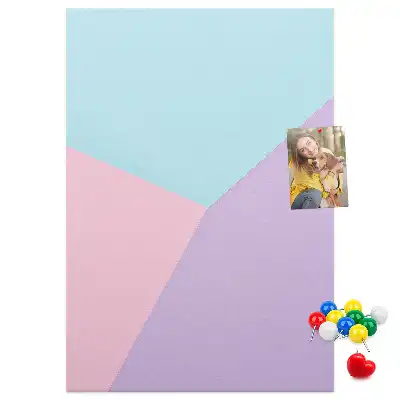 Tableau affichage liège Motif pastel