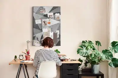 Image tableau en liège Composition géométrique