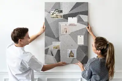 Image tableau en liège Composition géométrique