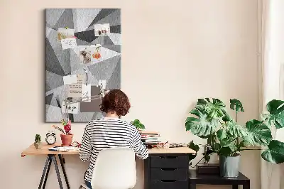 Image tableau en liège Composition géométrique