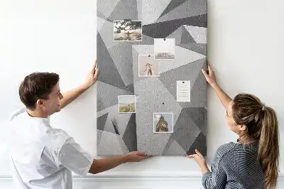 Image tableau en liège Composition géométrique