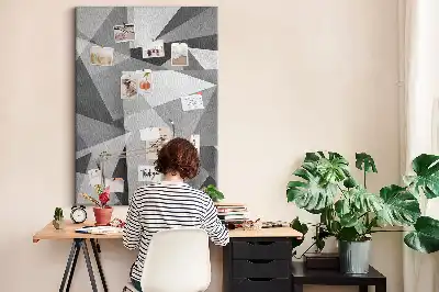 Image tableau en liège Composition géométrique