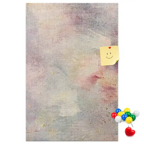 Tableau de liège décoratif Taches de peinture renversée