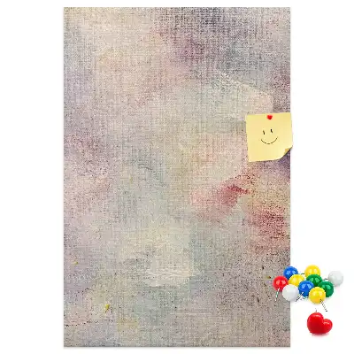Tableau de liège décoratif Taches de peinture renversée