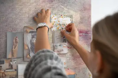 Tableau de liège décoratif Taches de peinture renversée