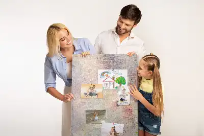Tableau de liège décoratif Taches de peinture renversée