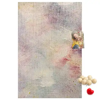 Tableau de liège décoratif Taches de peinture renversée
