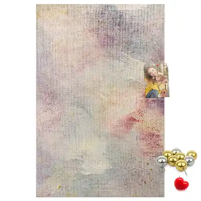 Tableau de liège décoratif Taches de peinture renversée