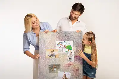Tableau de liège décoratif Taches de peinture renversée