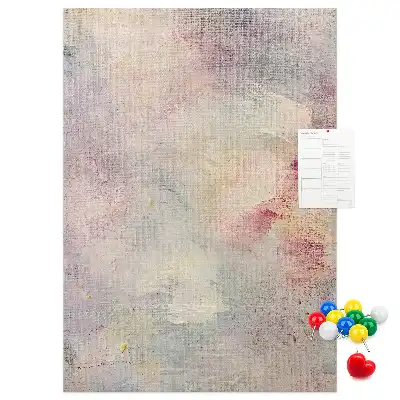 Tableau de liège décoratif Taches de peinture renversée