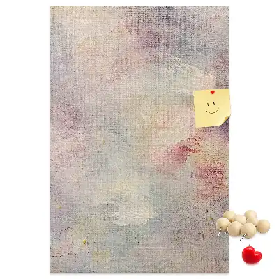 Tableau de liège décoratif Taches de peinture renversée