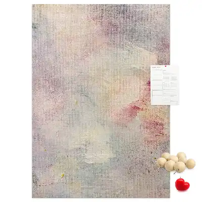 Tableau de liège décoratif Taches de peinture renversée