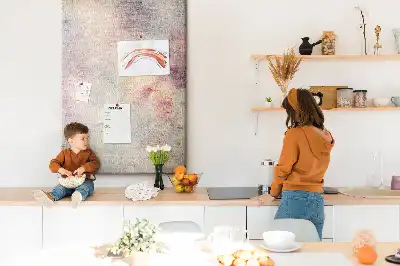 Tableau de liège décoratif Taches de peinture renversée