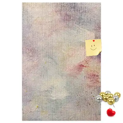 Tableau de liège décoratif Taches de peinture renversée