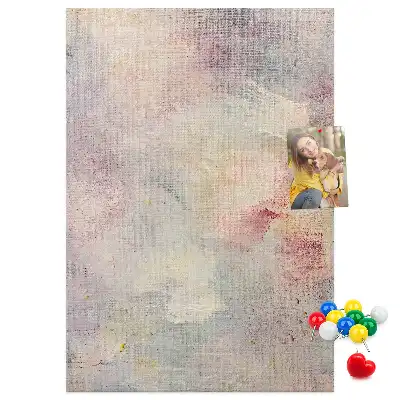 Tableau de liège décoratif Taches de peinture renversée