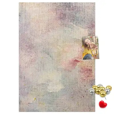 Tableau de liège décoratif Taches de peinture renversée