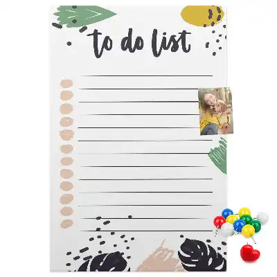 Image tableau en liège Planificateur de tâches et de responsabilités
