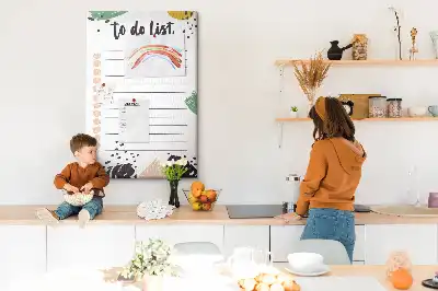 Image tableau en liège Planificateur de tâches et de responsabilités
