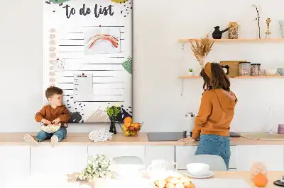 Image tableau en liège Planificateur de tâches et de responsabilités