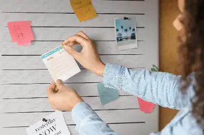 Image tableau en liège Planificateur de tâches et de responsabilités