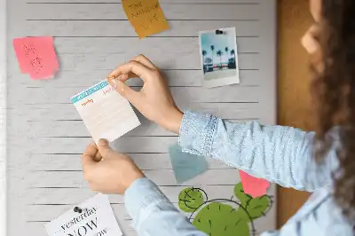 Tableau affichage liège Liste de choses à faire