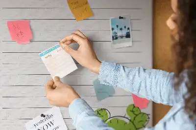 Tableau affichage liège Liste de choses à faire