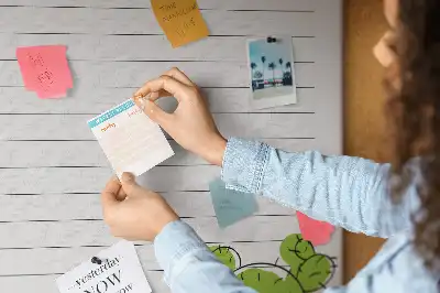 Tableau affichage liège Liste de choses à faire