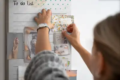 Tableau affichage liège Liste de choses à faire