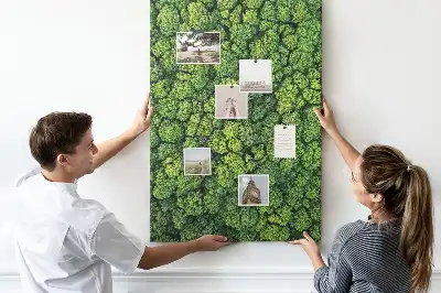 Image tableau en liège Nature forestière de l'arbre